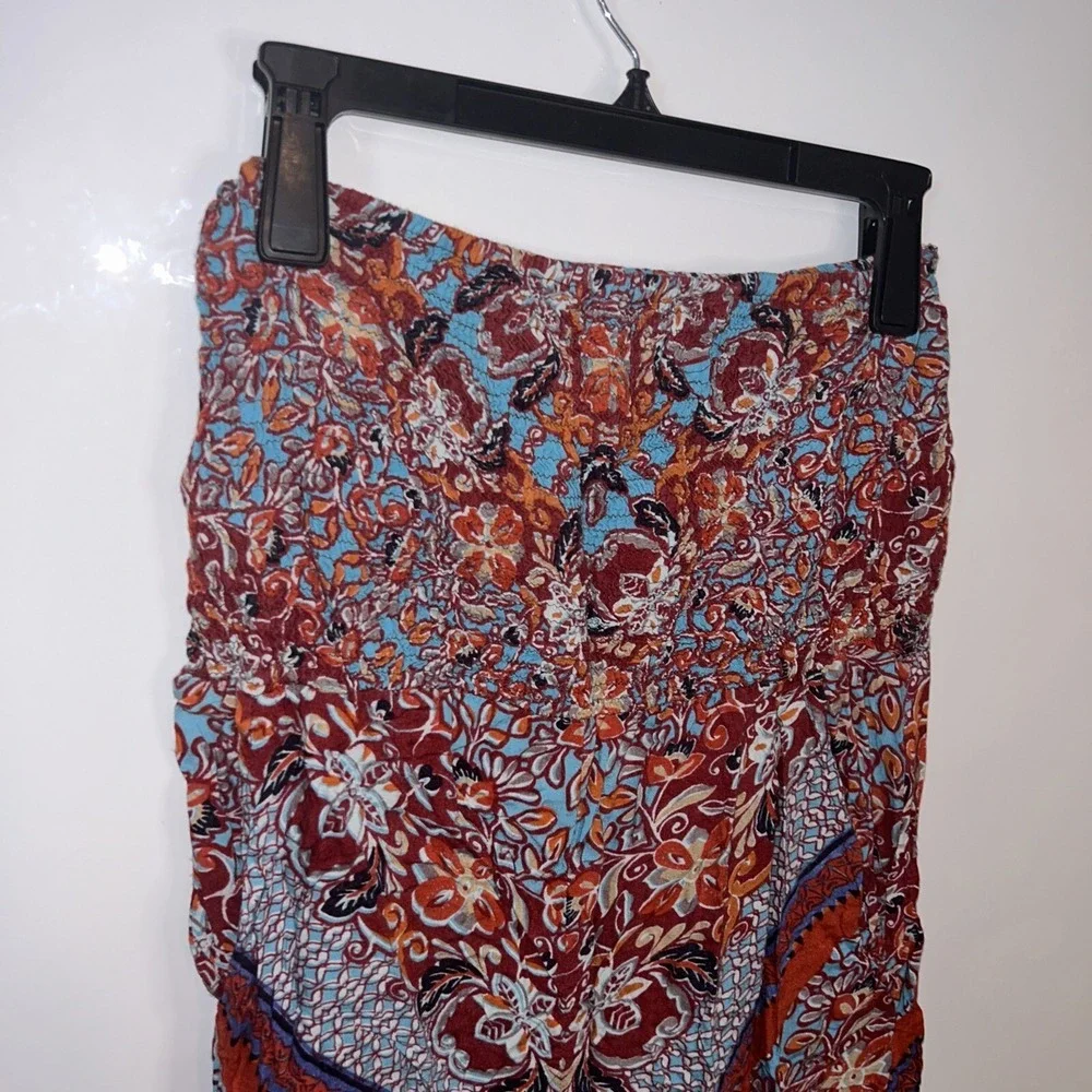 Angie‎ Orange Strapless Romper / Jumpsuit Size Medium - Picture 2 of 4